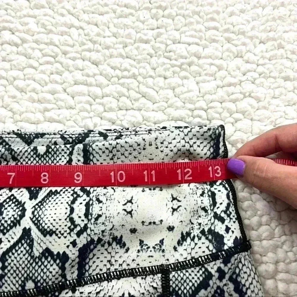 High Waisted Yoga Pants V Cross Waist Side Pocket Tummy Control Workout Legging - Picture 13 of 16